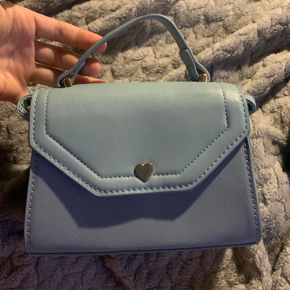 Light blue small handbag